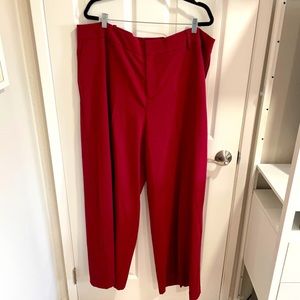 NWT - ELOQUII - Red Burgundy suit Pants - Size 24